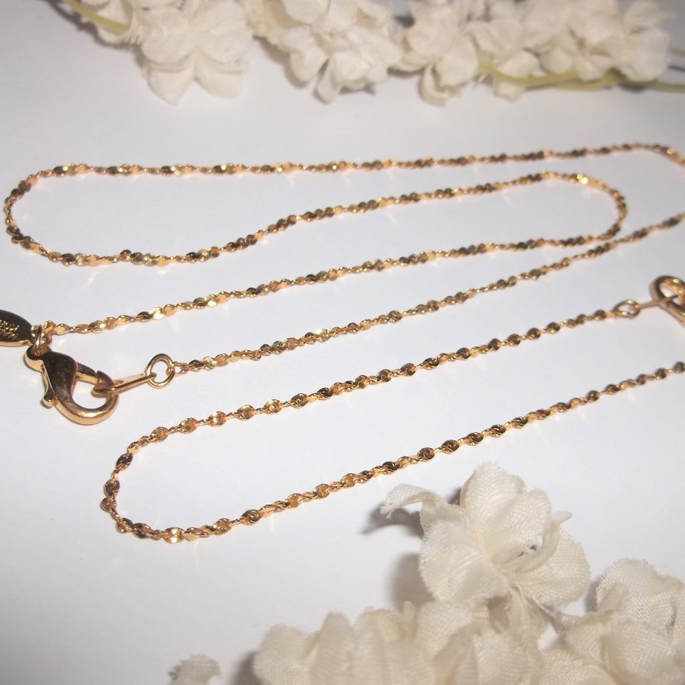 Pre-owned American Showcase Necklace and Bracelet Gold Fashion Jewelry Set 7310 - Picture 2 of 6